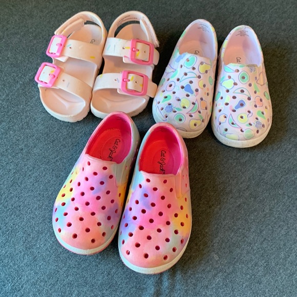 Cat & Jack Other - Cat & Jack Girls Summer Shoe Bundle size 5
